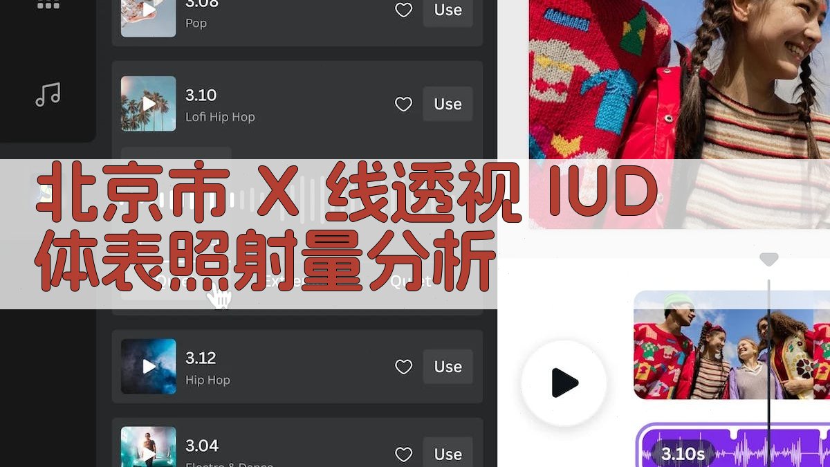 北京市 X 线透视 IUD 体表照射量分析